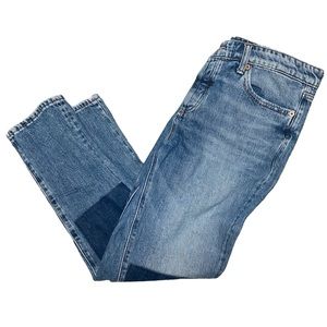 Lucky Brand Distressed Patched Jeans